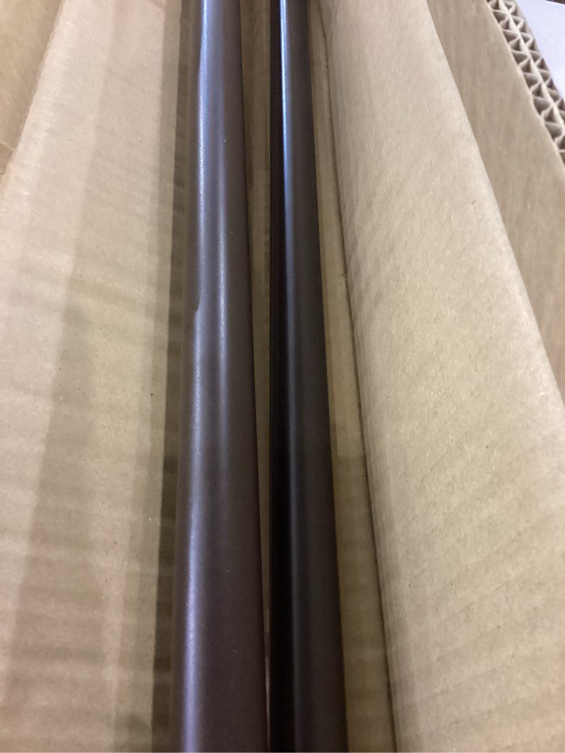 Condition photo showing Good Condition for Room Darkening Curtain Rod, Wrap Around Design, Extra-Thick 1-Inch Diameter Single Drapery Rod, Extendable Metal Rod Set for the Blackout Curtains and Sheer (Coffee Gold, 48-84") 48-84" Coffee Gold