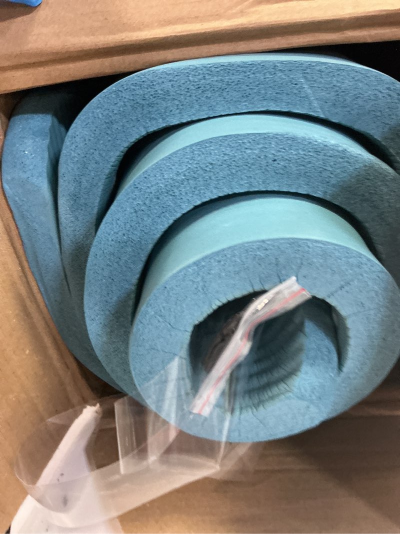 Condition photo showing Good Condition for retrospec solana yoga mat 1" thick w/nylon strap for men & women - non slip exercise mat for home yoga, pilates, stretching, floor & fitness workouts blue mist 1 inch