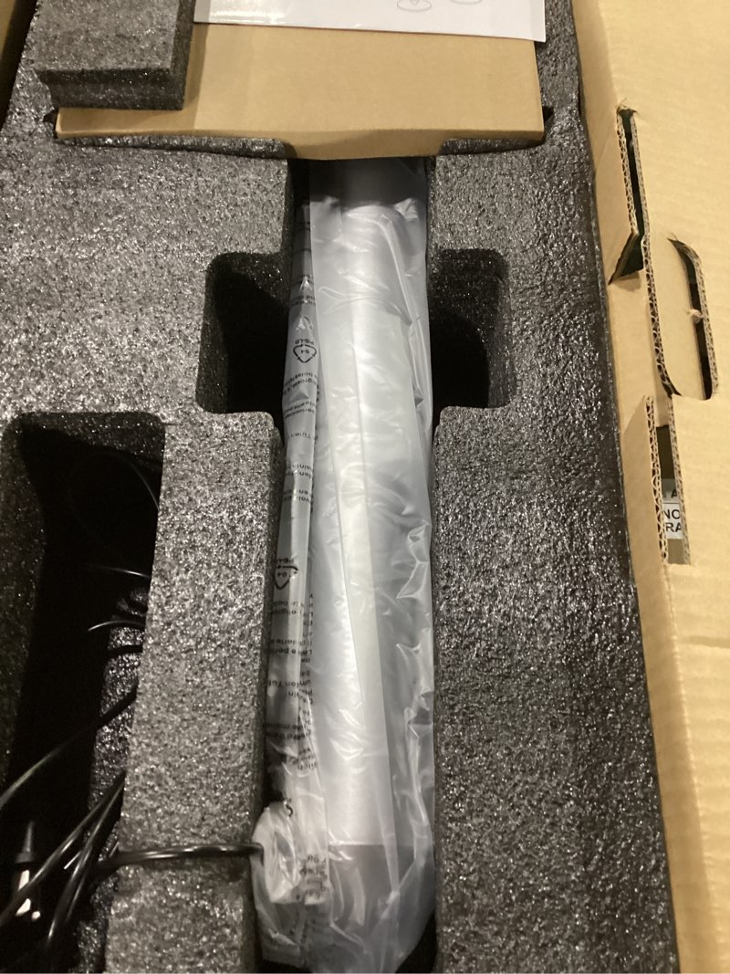 Condition photo showing New/Like New for adjustable floor lamp – metal body with slide tube design, smart led sensor, touch dimmer, height adjustable, modern ambient light for living room/bedroom/office