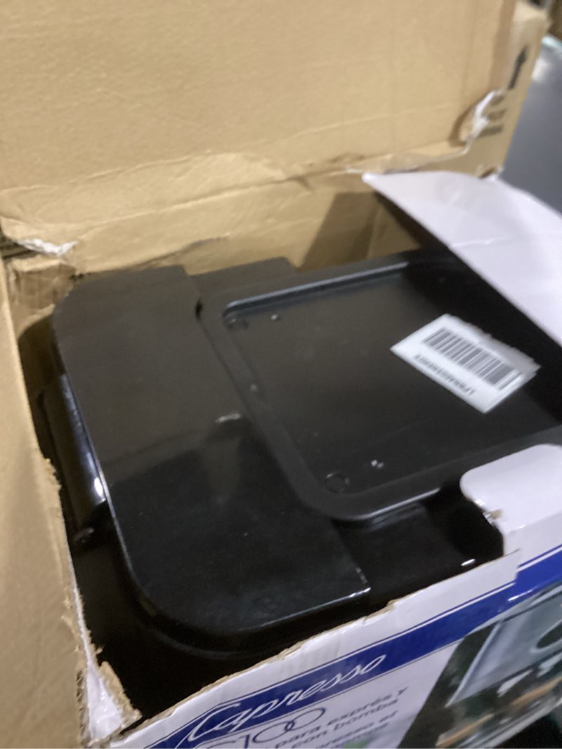 Condition photo showing Good Condition for capresso 116.04 pump espresso and cappuccino machine ec100, black and stainless, 46 oz