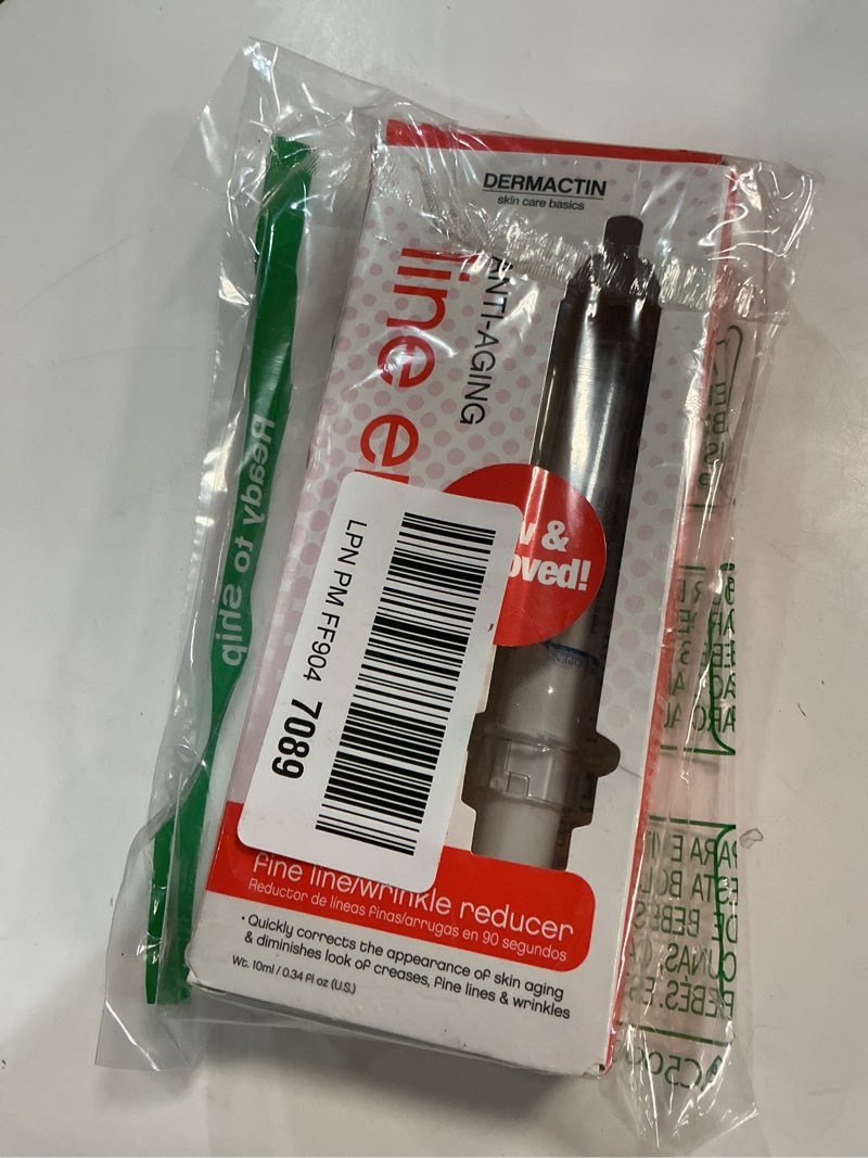 Condition photo showing New/Like New for Dermactin New and Improved 90 Second Fine Line/Wrinkle Reducer .34 oz. with All New Easy to Use Applicator