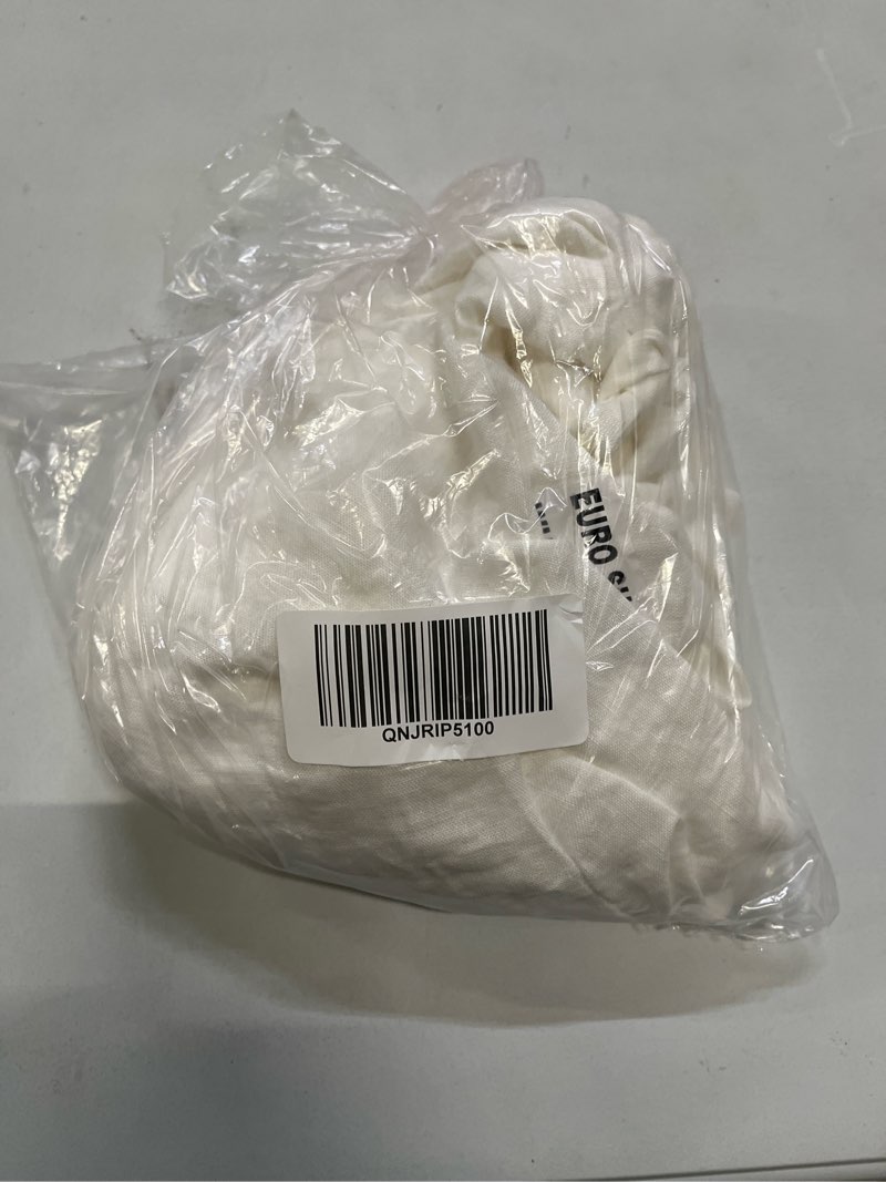 Condition photo showing Good Condition for european linen euro sham, euro, white