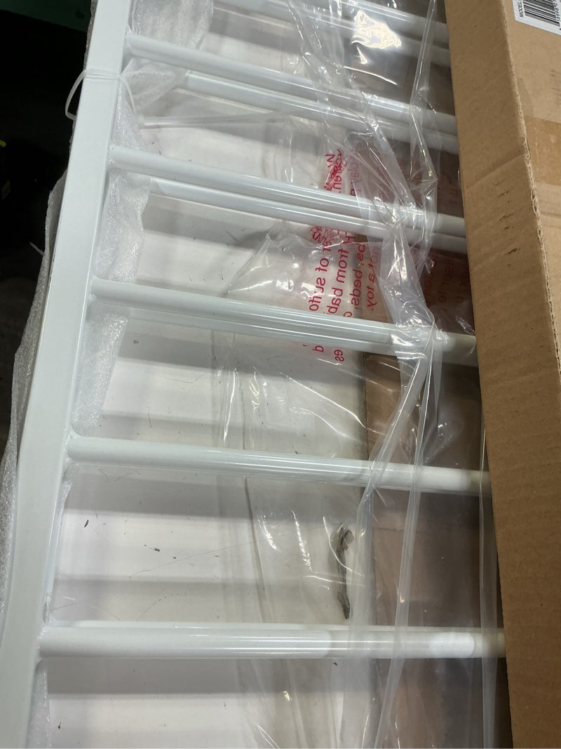 Condition photo showing Good Condition for Regalo 2-in-1 Extra Tall Easy Swing Stairway and Hallway Walk Through Baby Gate, White, 24" - 40.5" Wide White 24-40.5"W x 36"H