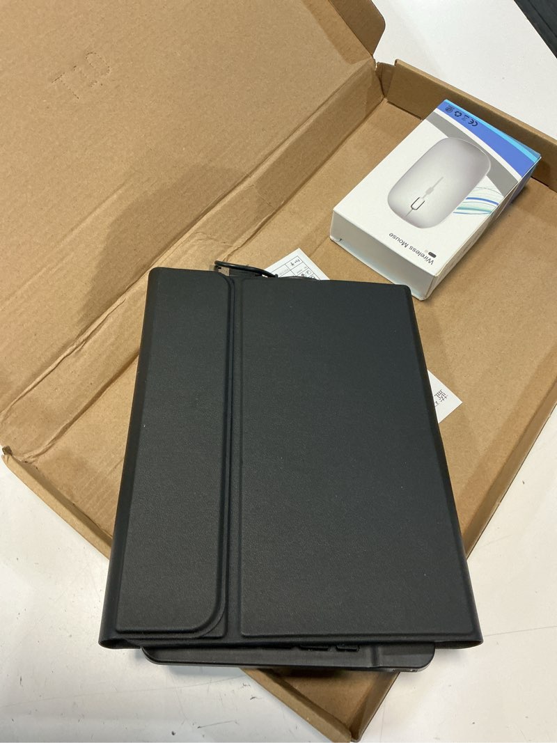 Condition photo showing New/Like New for tunkarmor keyboard case for ipad mini 7 (a17 pro 2024) & mini 6 (2021) 8.3inch - with mouse and magnetically keyboard, case with pencil holder for ipad mini 7th/6th generation, auto sleep/wake, black