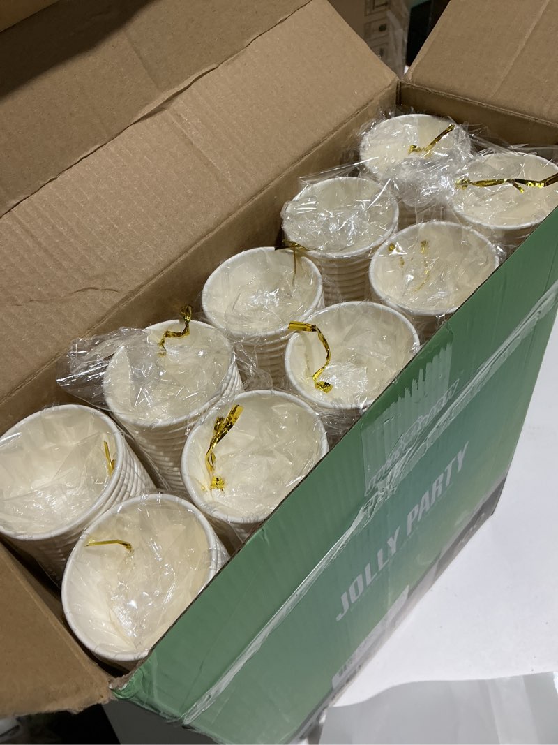 Condition photo showing Good Condition for JOLLY PARTY 2 oz Bathroom Cups,700 Pack Small Paper Cups, White Mouthwash Cup, Disposable Mini Espresso Cup, Paper Sampling Cup 700Pack