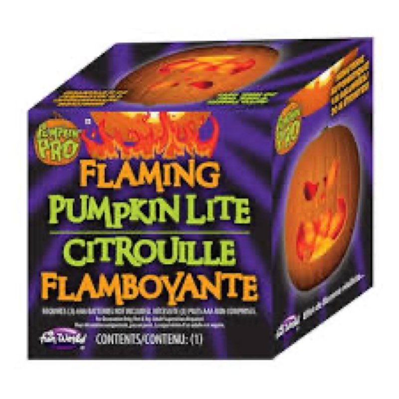 Flaning Pumpkin Lite Citrouille Flamboyante