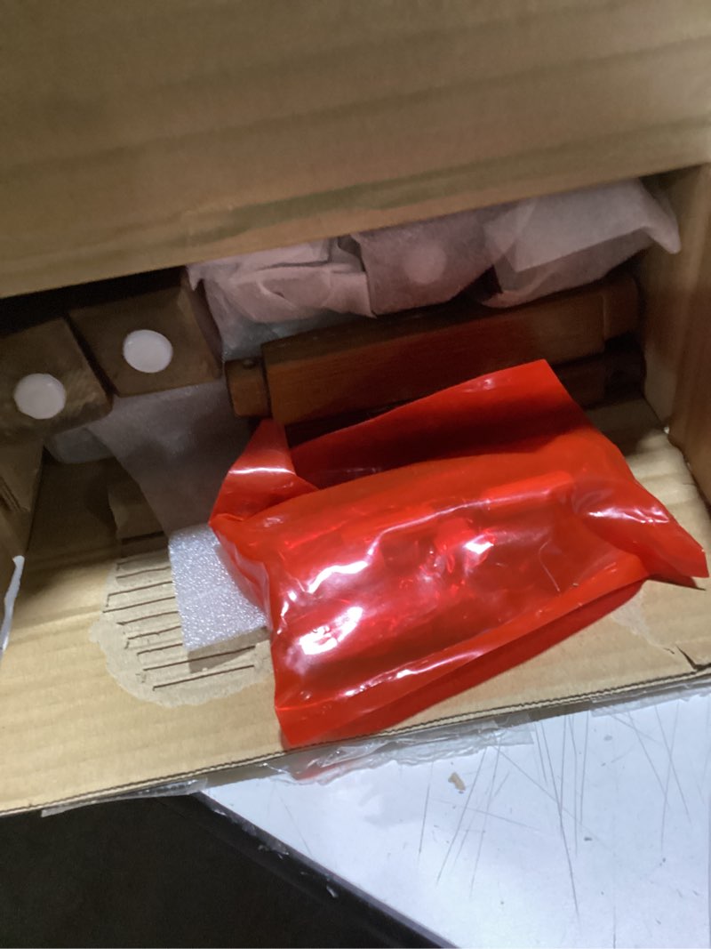 Condition photo showing Good Condition for boraam sonoma saddle stool, chestnut chestnut wire-brush counter height 1