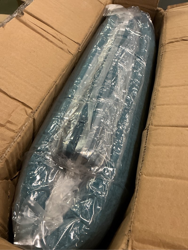 Condition photo showing New/Like New for Baby Play Mat 1.2" Thick Memory Foam Nursery Rug Area Rug, 6’7” X 4’11” Yoga Mat Playmat Crawling Mat for Baby,Toddlers, Infants, Kids,Floor Mat Tatami Mat for Living Room with Non-Slip(Green) Indigo 6’7” X 4’11”