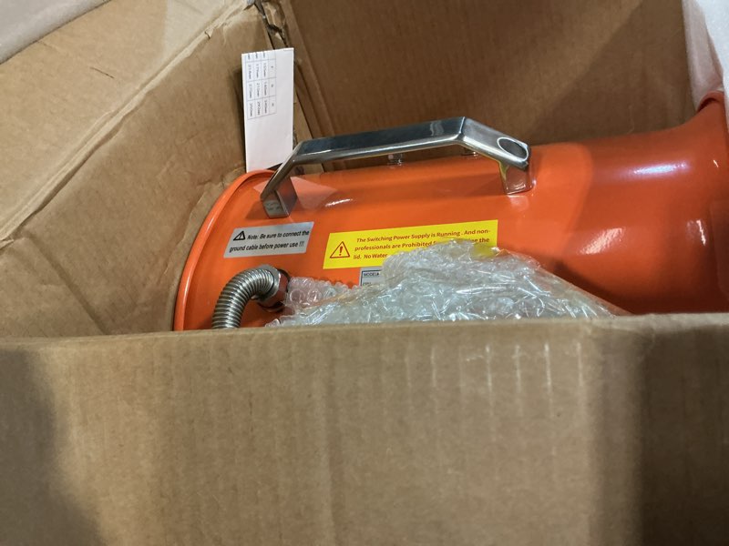 Condition photo showing Good Condition for 12 inch explosion proof fan portable utility blower extractor fan 790w/7a 2645cfm industrial high velocity ventilator for exhausting & ventilating explosion proof fan 12 inch