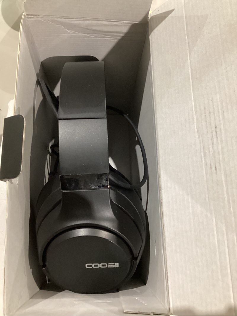 Condition photo showing Good Condition for H300 Wireless Headphones Bluetooth with Microphone, Over Ear Headsets with USB Dongle & Mute, Environmental Noise Cancelling Retractable Mic for Work Office Meeting Laptop Computer (Black)