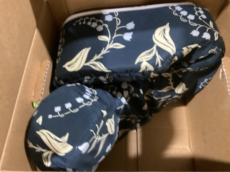 Condition photo showing Good Condition for my brest friend original nursing pillow enhanced ergonomics essential breastfeeding pillow support for mom & baby w/ convenient side pocket, double straps & slipcover, navy bluebells navy bluebells original