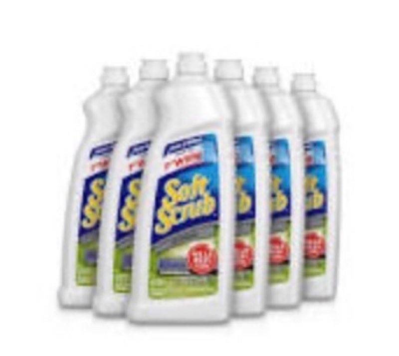 soft scrub cleanser with bleach 6/36oz bottles