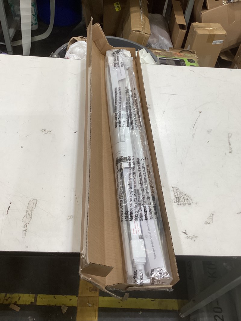 Condition photo showing Good Condition for lazblinds no tools no drill 1" vinyl mini blinds, cordless blinds for windows, light filtering horizontal window blinds & shades, 32" w x 36" h, white cordless-white 32" w x 36" h