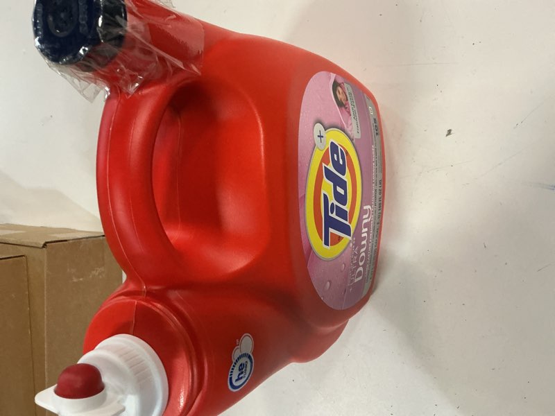 Condition photo showing New/Like New for Tide Plus Boost of Ultra Downy Liquid Laundry Detergent, April Fresh Scent, 148 fl oz, 105 Loads, Laundry Detergent Liquid with Long-Lasting Freshness