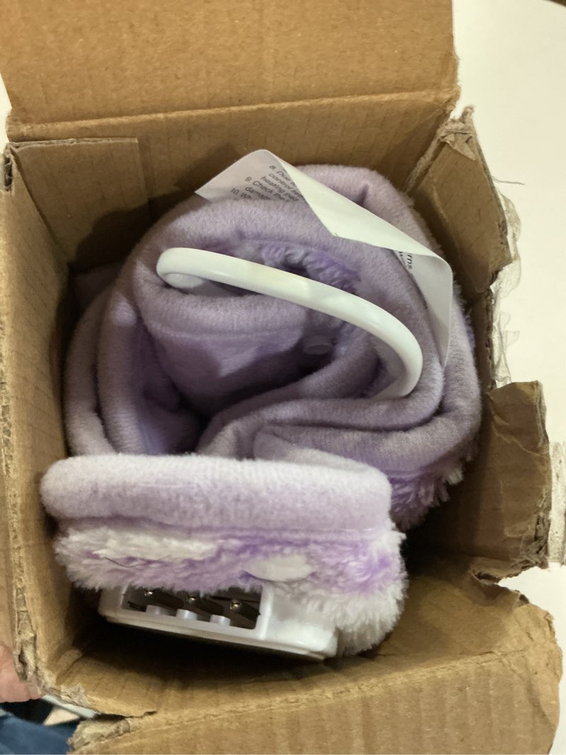 Condition photo showing Good Condition for 33x17 4-in-1 large heating pad for back & feet warmers & wrap around, 10ft cord/9 heat/4 timer auto-off extra large heating pad for body,foot, period cramps birthday xmas gift for women girl(purple) purple 33x17in