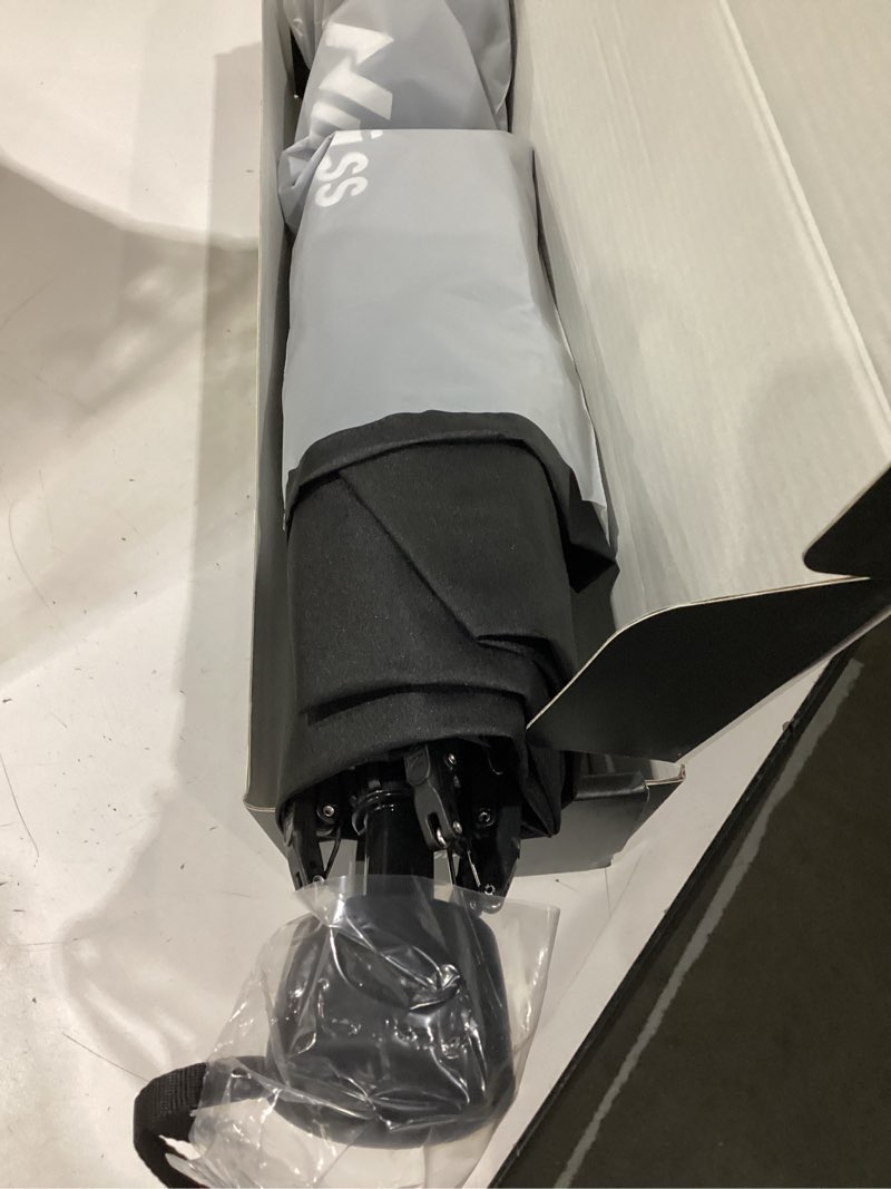 Condition photo showing New/Like New for [upgraded] nmoiss windshield sun shade umbrella - [vinyl coating heat shield] protect car from sun rays & heat damage keep cool and protect interior, spring structure edge medium 56" l x 31" w medium (56" l x 31" w)