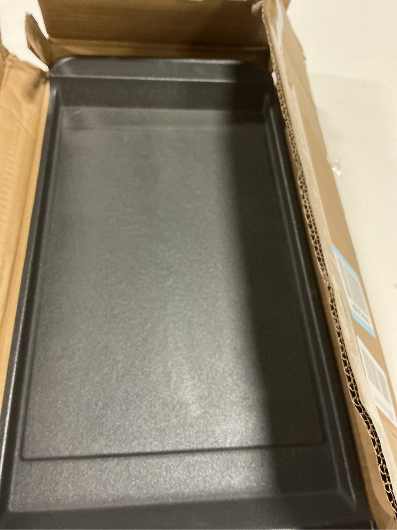 Condition photo showing Good Condition for Upgraded DG61-00563A Griddle Replacement for Samsung stove Parts Top Griddle Plate Samsung Gas Range Cooktop Parts NX58H5600SS NX58H9500WS Cast Iron Center Burner Griddle Pan 1 Pcs