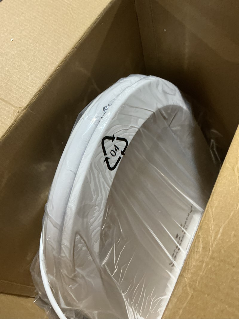 Condition photo showing Good Condition for Bidet Toilet Seat, Round, Smart Unlimited Warm Water, Electronic Heated Toilet Seat with Remote Control, Turbo Wash, Dryer, Rear and Front Wash, Slow Closes, Night Light, White, 102DS-W