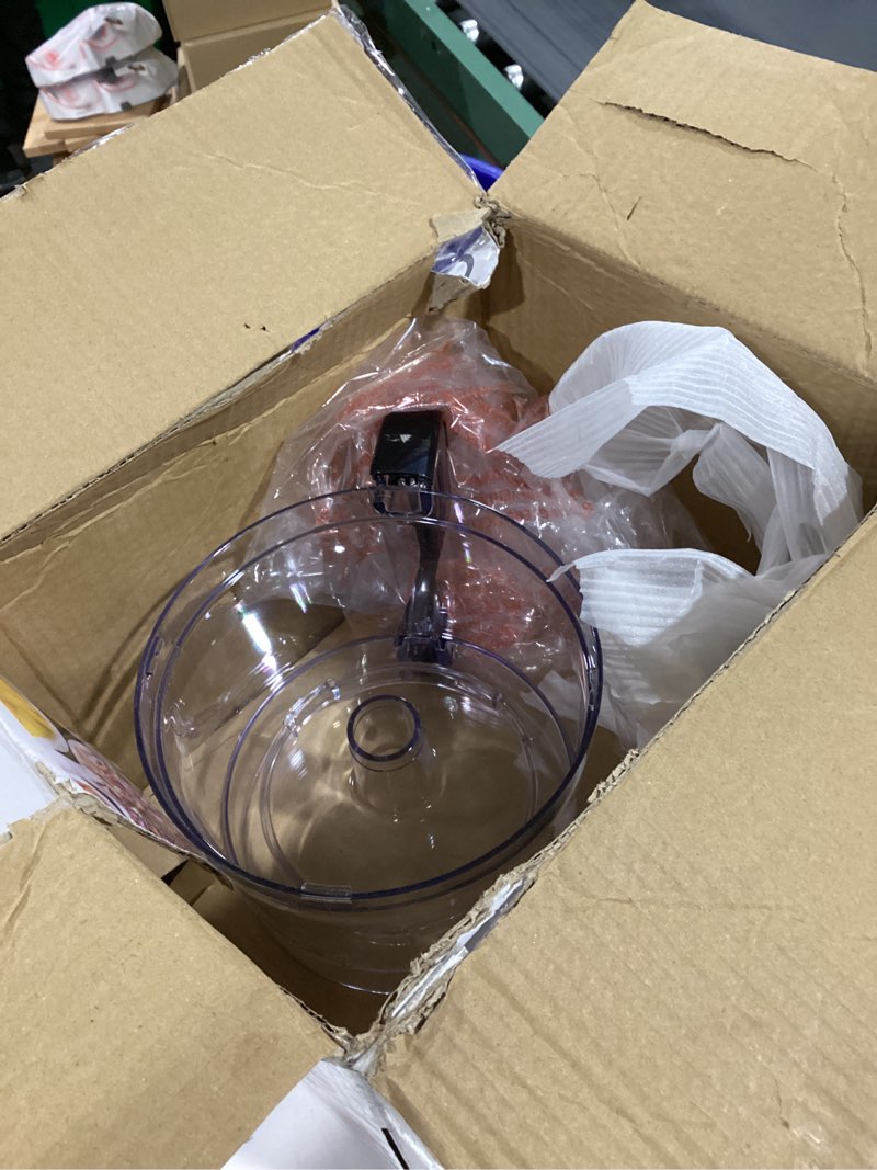 Condition photo showing Good Condition for BLACK+DECKER Food Processor and Vegetable Chopper, Stainless Steel Blade, 8-Cup Capacity, 450W Power with Attachments to Grate, Shred, Slice, Mince, Grind, and Puree FOOD_GRATER