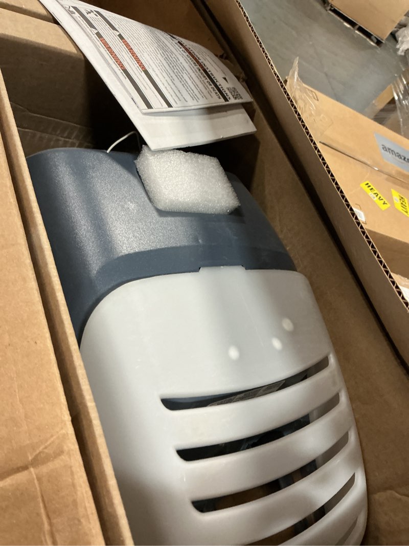 Condition photo showing As Is for genie silentmax 1000 garage door opener - ultra-quiet belt drive - includes two 3-button pre-programmed remotes, wall console, wireless keypad, safe t-beams - model 3042-tkh, 140v dc motor