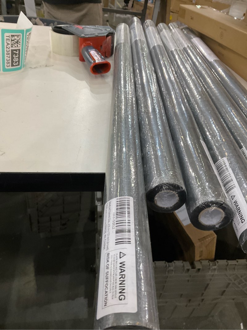 Condition photo showing New/Like New for Beautysaid Window Privacy Film Rainbow: 3D Stained Glass Decorative Static Cling Stickers Heat Control Sun Blocking Non Adhesive Vinyl Bathroom Door Coverings(Brown,35.4 x 157 inch)