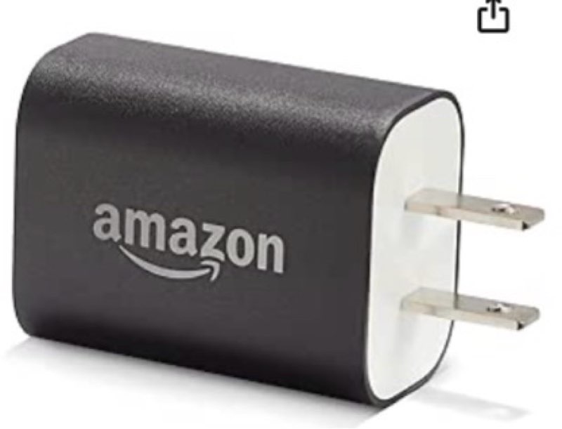 amazon 9w official oem usb charger and power adapter for fire tablets, kindle ereaders, and echo dot