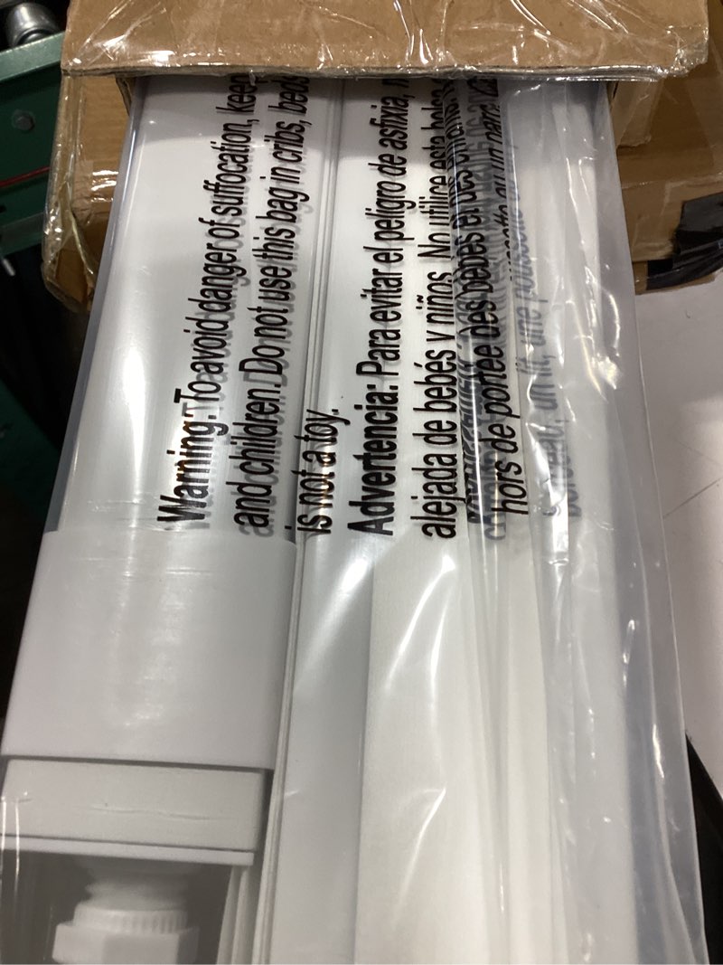 Condition photo showing New/Like New for lazblinds no tools no drill cordless cellular shades, top down bottom up (tdbu) honeycomb shades for home, light filtering thermal insulation blinds for windows, 27" w x 48" h, white light filtering - white 27" w x 48" h