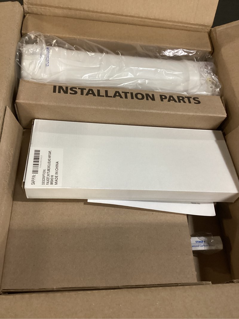 Condition photo showing Good Condition for Aquasana SmartFlow® Reverse Osmosis Water Filter | RO Under Sink System | WQA Certified up to 99.99% of 90 contaminants Including Fluoride, PFAS, Arsenic, Lead, and Chlorine | Brushed Nickel Faucet