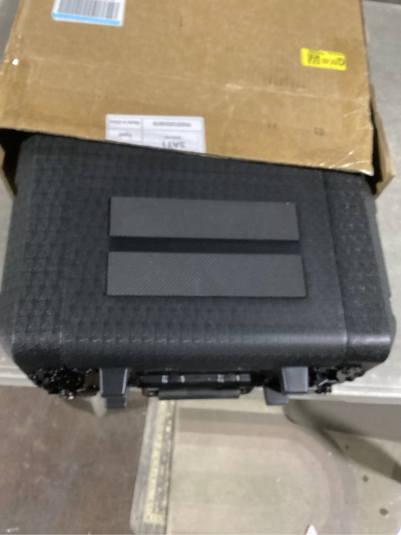 Condition photo showing Good Condition for Diandian 2U Rack Case Shallow 11" Depth, 19" Rackmount Flight Case, Watertight Dust-Proof, Shock Mount for Amplifier, Pro Audio, DJ Mixer, Effects with Microphone Compartments 2U Rack Space 11" Deep