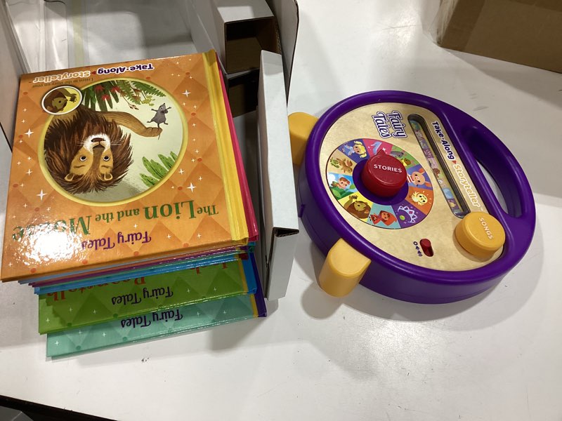 Condition photo showing Good Condition for fairy tales take along storyteller: interactive electronic music player/reader with 11 follow-along books (children's interactive story and song carry along player with books)