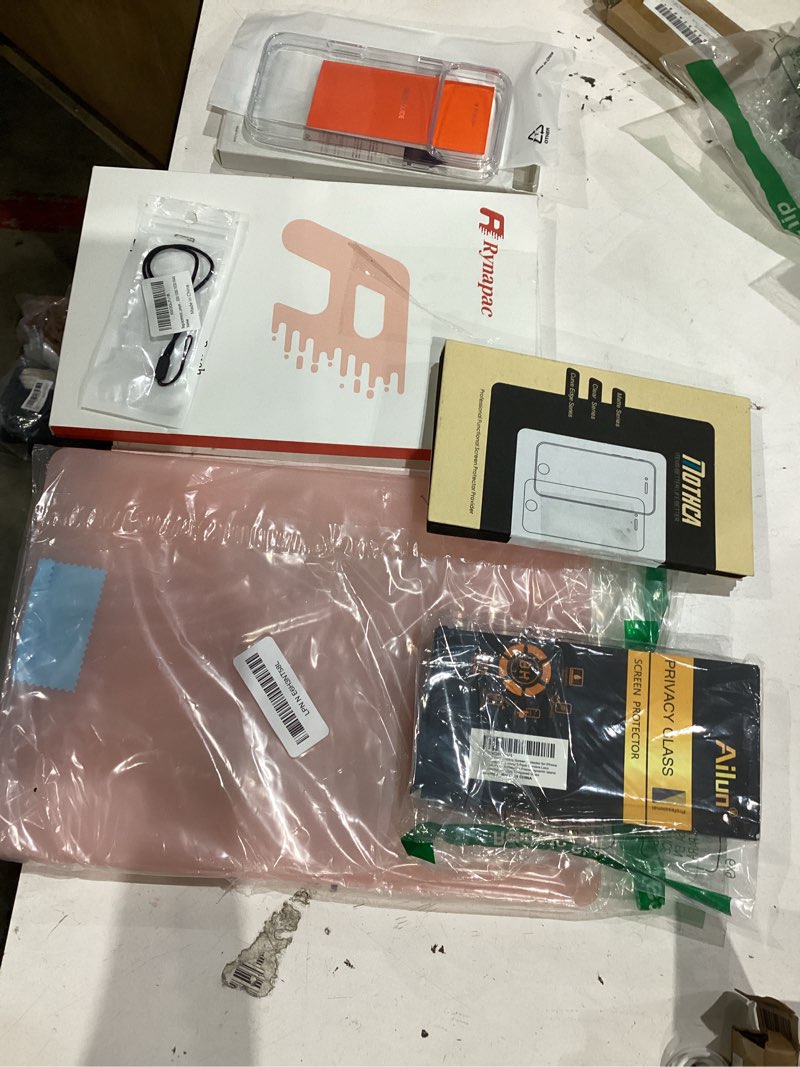 Condition photo showing As Is for assorted cellphone/tablet/laptop case covers & accessories