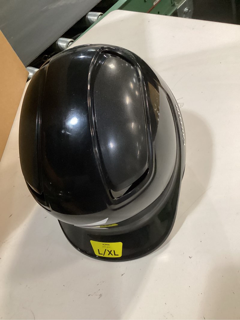 Condition photo showing Good Condition for Easton | ALPHA Baseball Batting Helmet | 6 ¼” – 7 ¾” | Multiple Sizes/Colors Black Large/Extra Large (7 1/8" - 7 3/4")