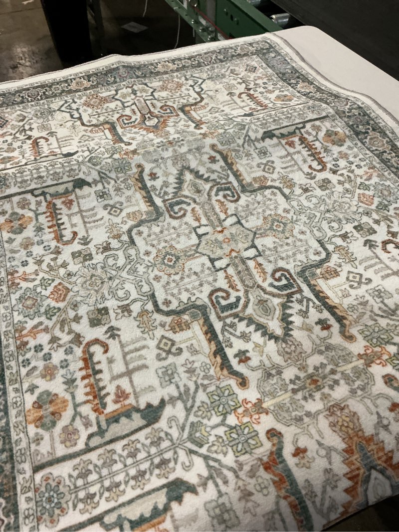 Condition photo showing Good Condition for safavieh aria 2' x 8' beige and blue runner