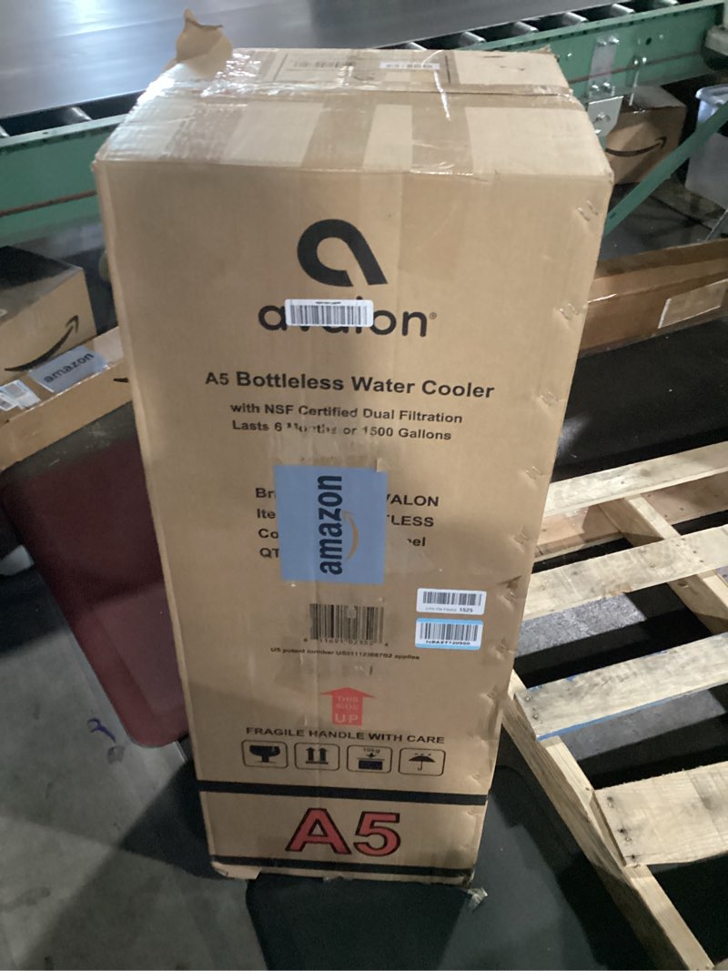 Condition photo showing New/Like New for avalon self cleaning bottleless water cooler water dispenser - 3 temperature settings - hot, cold & room water, durable stainless steel cabinet, nsf certified filter- ul listed