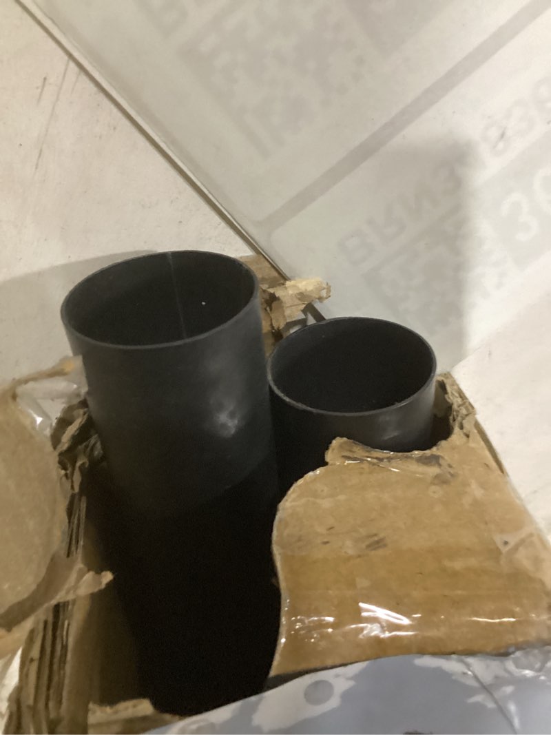 Condition photo showing As Is for ALLZONE Tension Curtain Rod for Windows,123 to 160 Inch, Heavy Duty Extra Long Curtain Rods, Non-Slip Bathroom Shower Tension Rod, Renter Friendly, Adjustable, Spring Loaded, Black Black 123-160 Inches