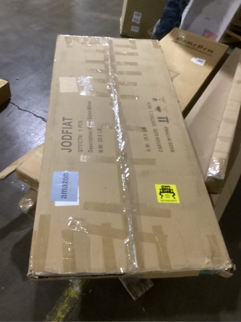 Condition photo showing Good Condition for JODFIAT Large Wall Mounted Mirror with LED Lights, Oval Full Length LED Lighted Full Body Dressing M