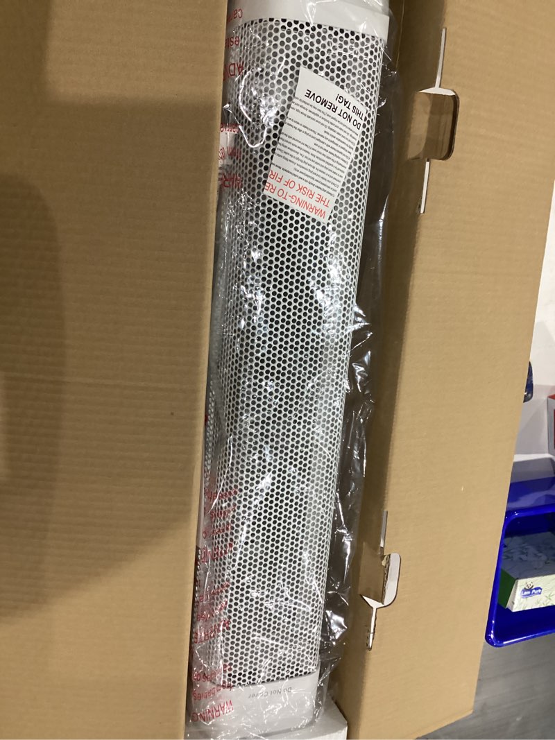 Condition photo showing New/Like New for Comfort Zone 1 500-Watt Convection Baseboard Heater with Silent Operation  White