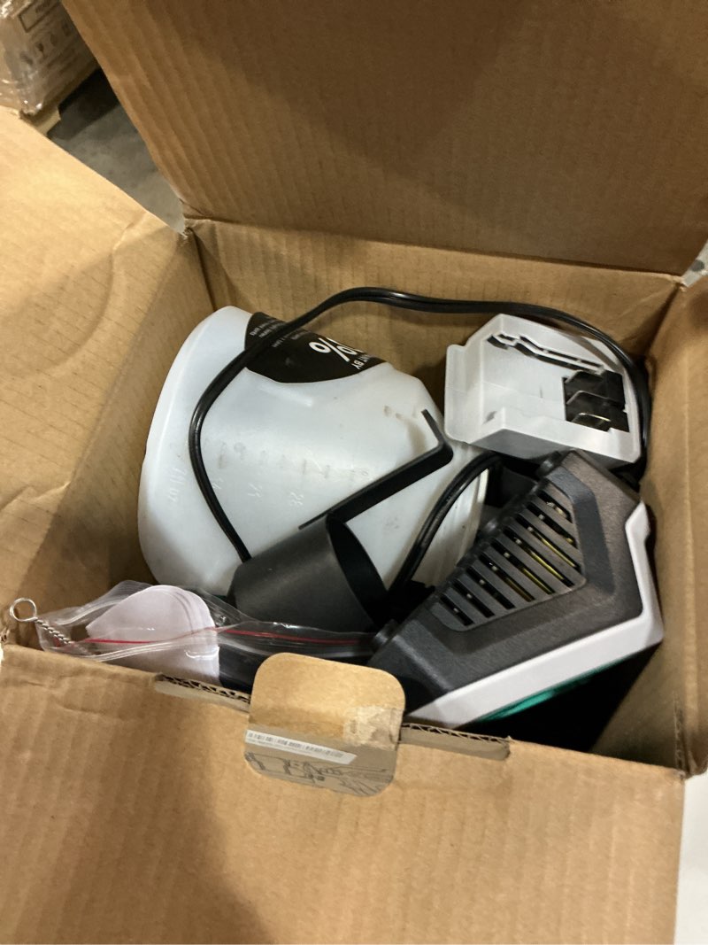 Condition photo showing As Is for litheli cordless paint sprayer with battery of 20v 4.0ah, hvlp paint sprayer gun with 1000ml container and 3 nozzles, electric powerful paint sprayers for house and furniture painting fence wall e1-20v 4.0ah