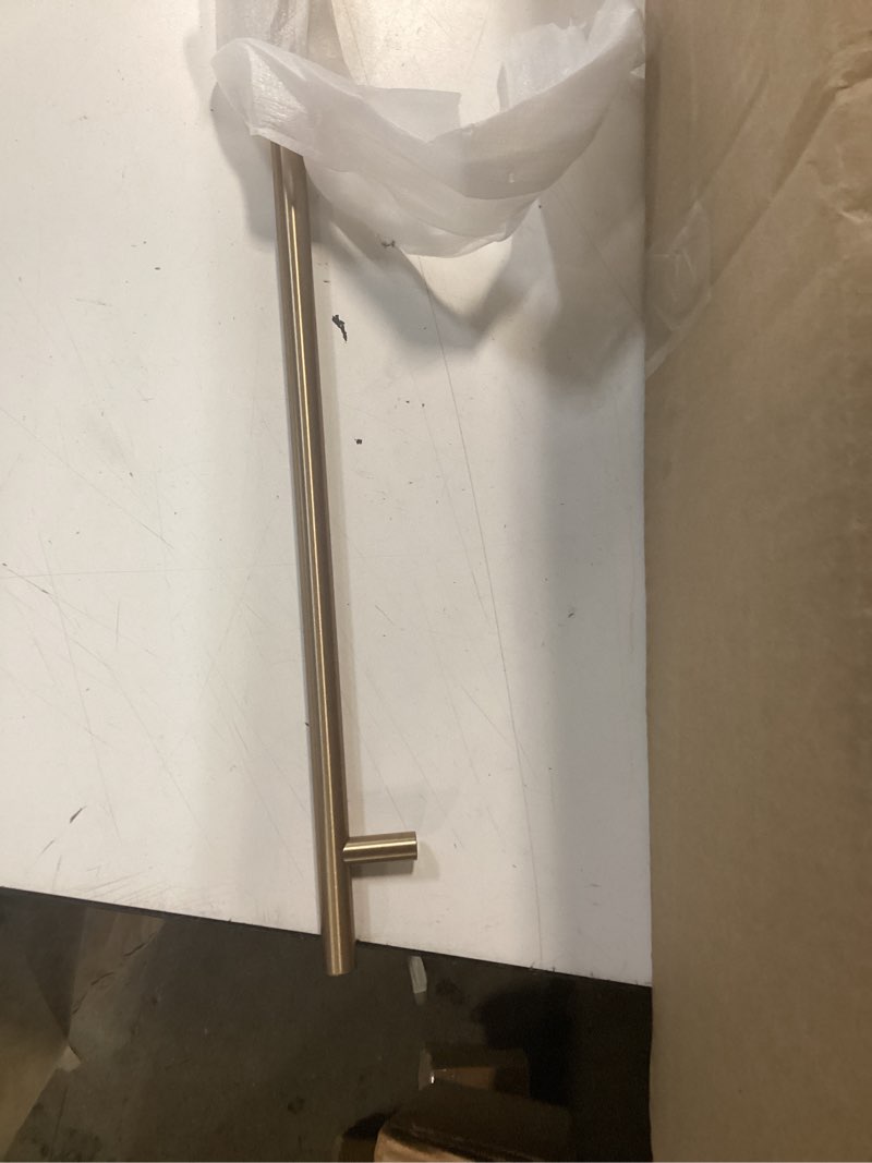 Condition photo showing New/Like New for amerock bp19018cz | bar pulls 25-3/16 inch (640mm) center-to-center champagne bronze cabinet pull | kitchen cabinet hardware | furniture hardware | drawer handle