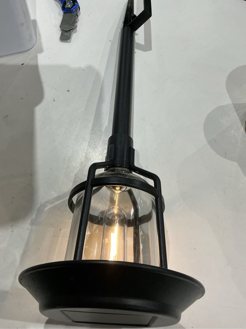 Harbor Breeze 15 -Lumens Black Solar LED Outdoor Path Light with Dusk-to-Dawn Sensor