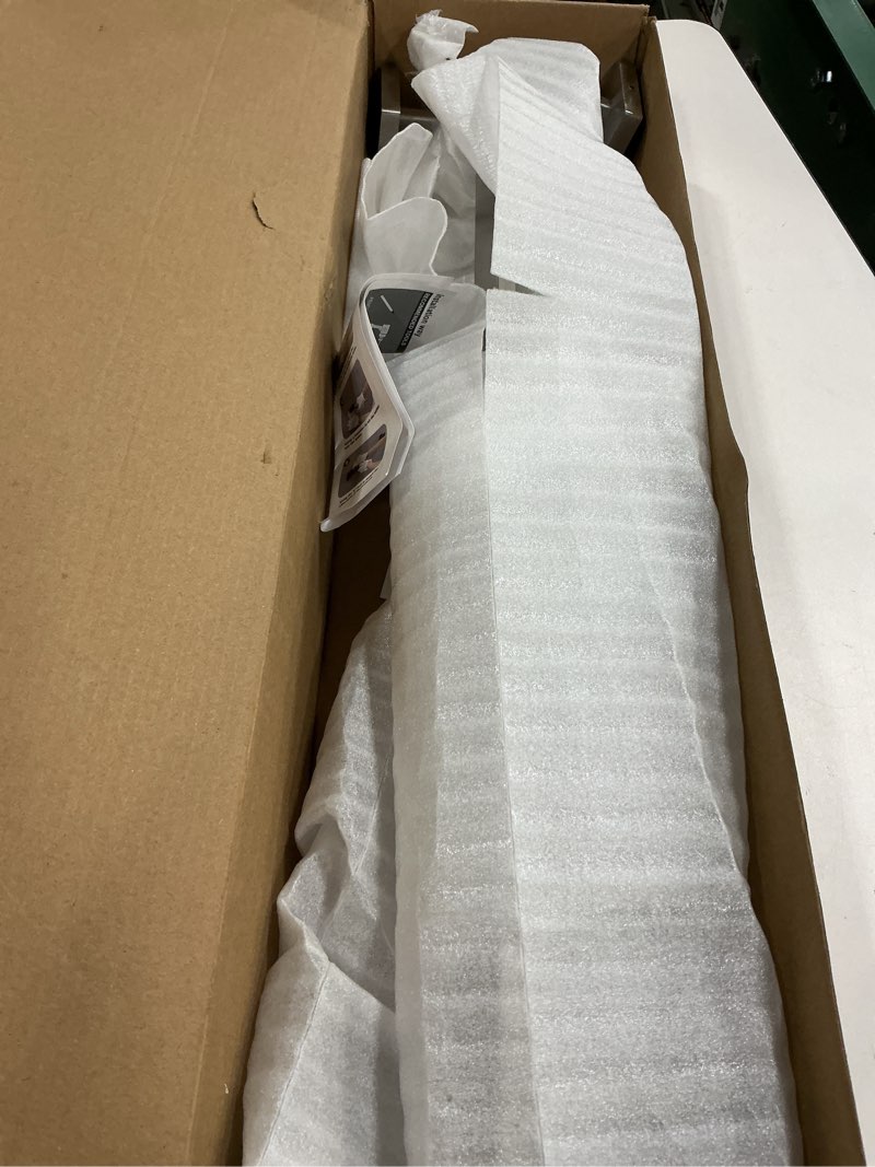 Condition photo showing Good Condition for 20 inch towel bar for bathrooms 12/16/20/24/28/32/36 inch stainless steel 304 brushed nickel towel holder modern square towel rod rustproof wall mount (2, brushed nickel, 24 inch) 24 inch brushed nickel 2