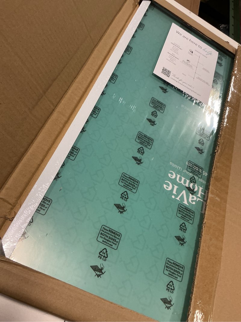 Condition photo showing Good Condition for LaVie Home 18x24 Picture Frame for Wall Display, 18x24 White Picture Frame with HD Plexiglas, 18 x 2