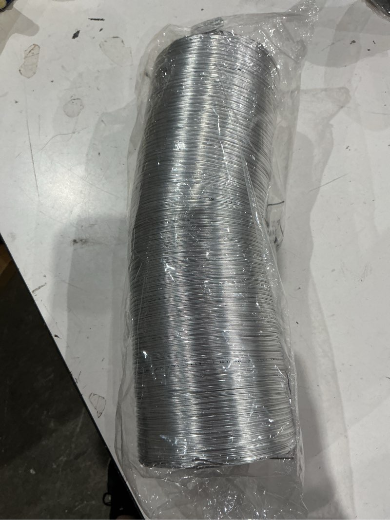 Condition photo showing Good Condition for everbilt 8’ x 4” diameter flexible dryer transition duct - includes 2 clamps