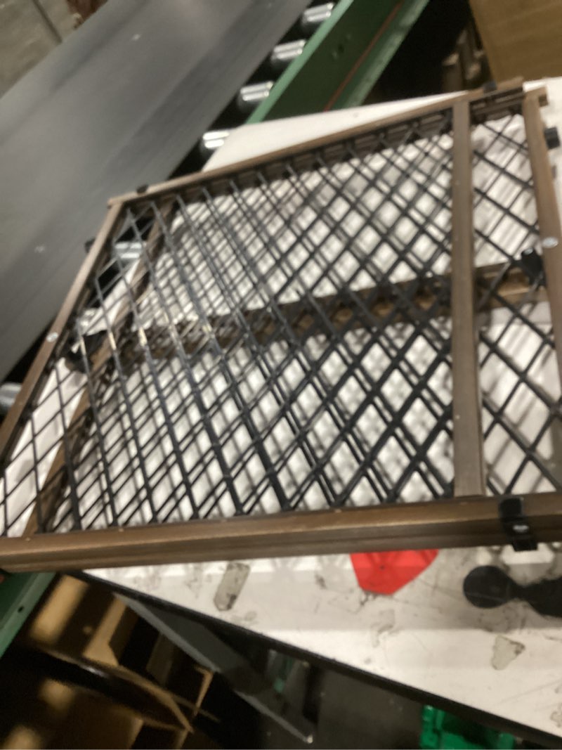 Condition photo showing Good Condition for evenflo position & lock baby gate, pressure-mounted, farmhouse collection