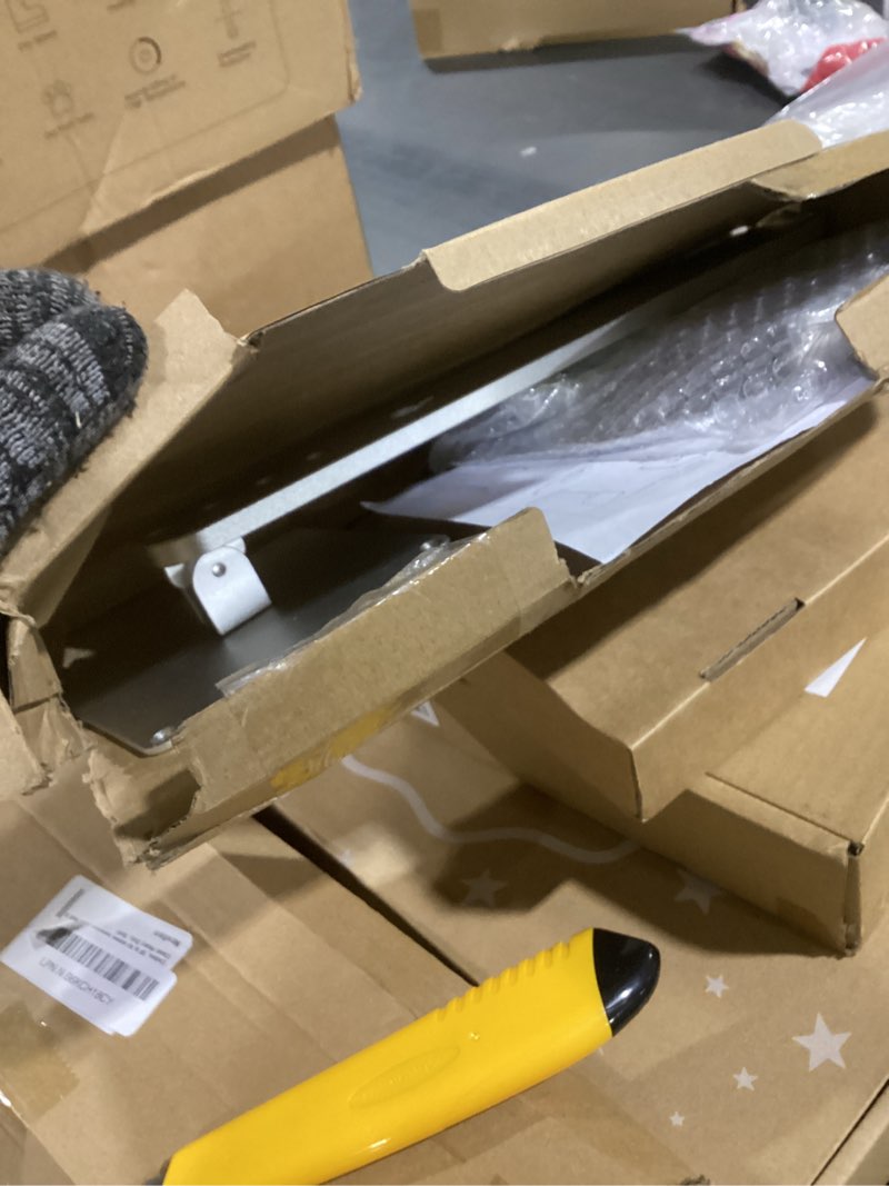 Condition photo showing Good Condition for adjustable height aluminum stand for ech_ooo show 21 & ech_ooo show 15 ?360° rotation, tilt & swivel, landscape/portrait mode silver sliver