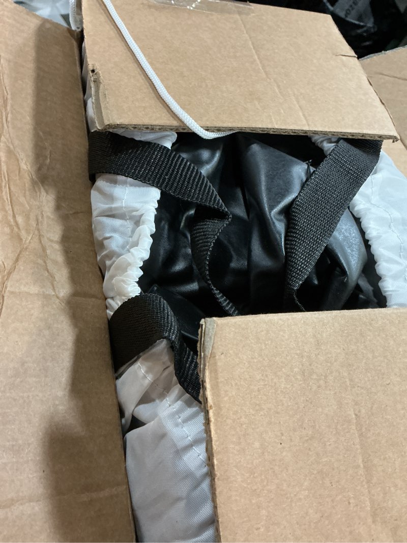 Condition photo showing As Is for full air mattress with built in pump, inflatable mattress for home, blow up air bed 3 min quick inflation and deflation, thin velvet top, 18'' full size gray 18''-full stone grey
