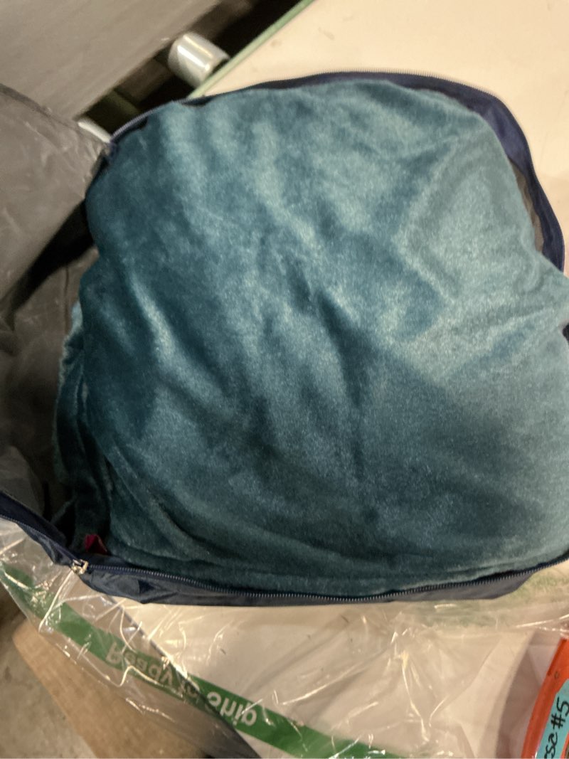 Condition photo showing Good Condition for Heated Blanket Battery Operated, Electric Heating Blanket for Neck and Shoulders and Back, Portable Heated Shawl with Zipper and Pockets, 20000mAh, 3 Heating Levels, up to 8 Hours Dark Blue 63"x 44"