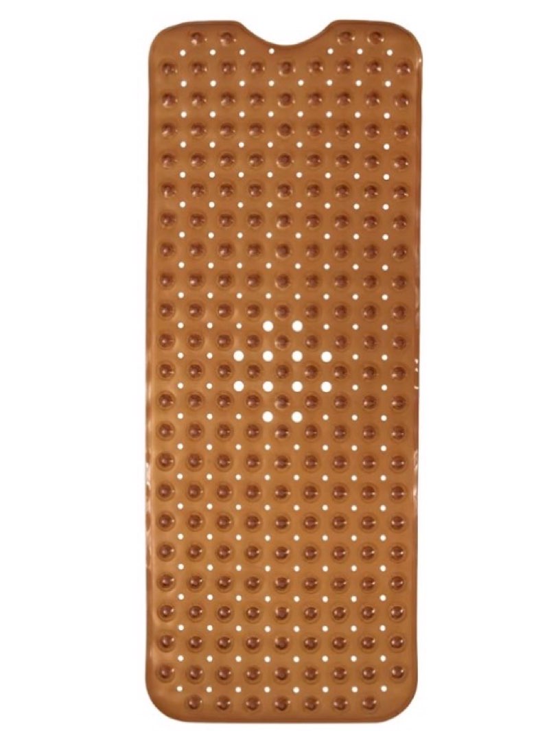 ENKOSI Non-Slip Bath Mat – Extra Long 40 x 16 Bathtub Shower Mat – Anti Slip Safe PVC Bathroom Tub M