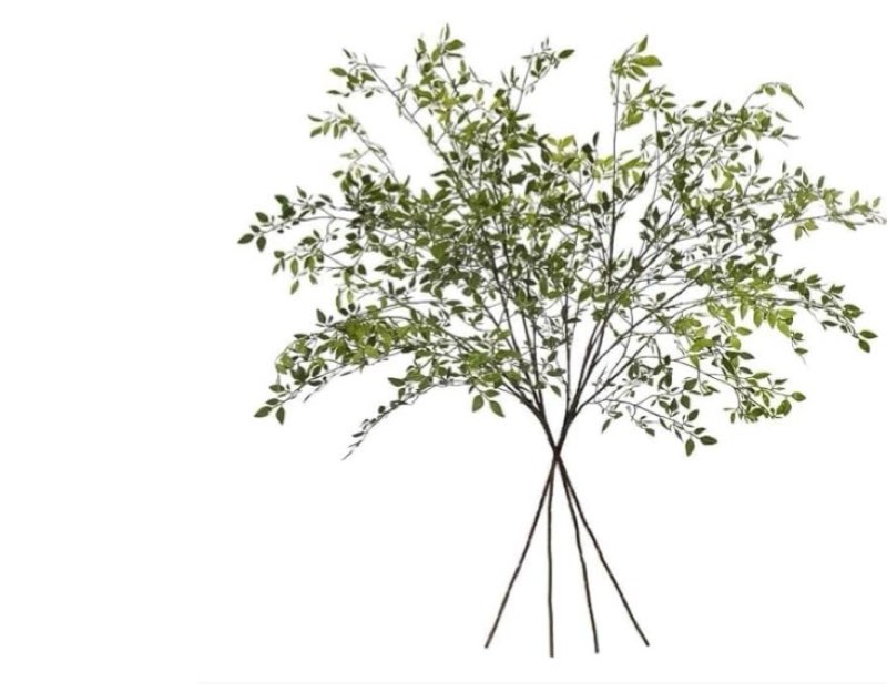 greenery stem vase with simulated 43.3 inches stems and branches simulated eucalyptus leaves for indoor bedroom living room dining table outdoor ?3pcs green?