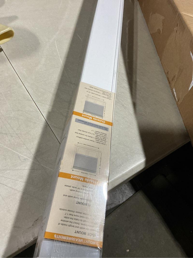 Condition photo showing Good Condition for persilux blackout roller blinds for indoor windows, cordless roller shades with valance, thermal insulated fabric window shades & blinds, uv protection shades for home and bedroom (white,36"w x 72"h) 36"w x 72"h white